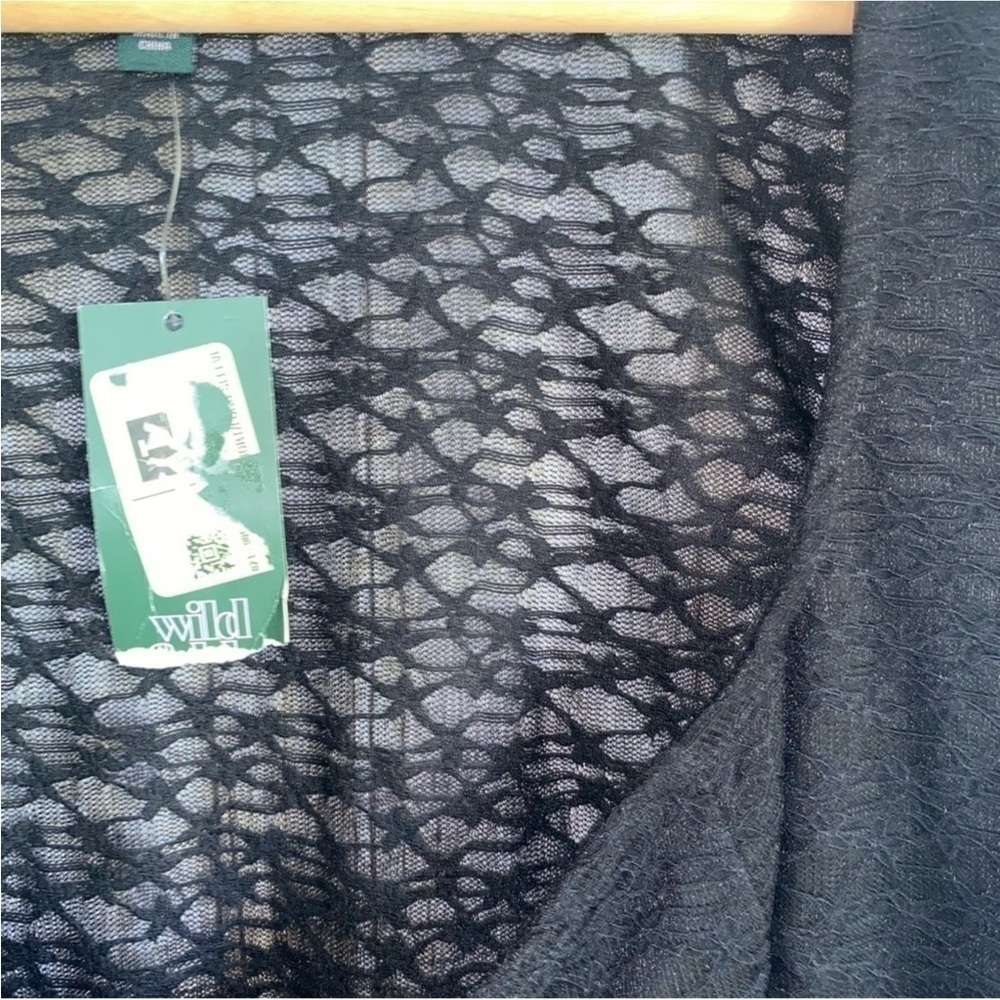 NWT Wild Fable Black Lace Bustier Top - Picture 4 of 7
